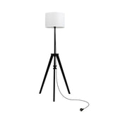 EMITTO Wooden Floor Lamp Modern Tripod Black-2006733079422570496