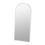 Yezi Floor Mirror Full Length Mirrors 1.8M White - Low Angle