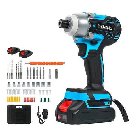 Traderight 21V Impact Driver Cordless,400Nm,2x2.0Ah,Kit-1960920173141692416