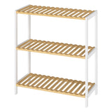 Levede Bamboo Storage Rack 3 Tier Shelf Shoe Organiser-2011971110429659136