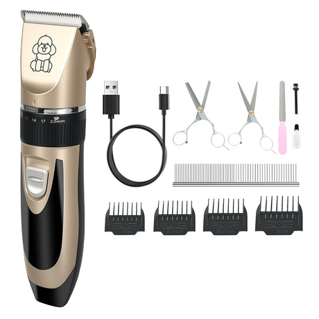 Pawz Pet Clipper Cat Dog Grooming Trimmer Shaver Kit-2011971117580947456