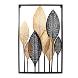 Large Metal Wall Art Leaf Tree Of Life - Low Angle