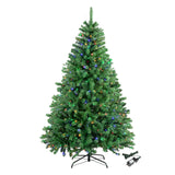 SANTACO 1.8M Christmas Tree Pre Lit - Low Angle