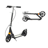 MONVELO Adult Commuter Foldable Scooter Black - Low Angle