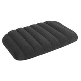 Pawz M Size Orthopedic Dog Bed with Sherpa Plush Removable Cover in Grey-2018816699335315456