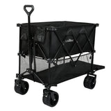 Lambu Folding Wagon Cart Double Shelves-2006732894810279936