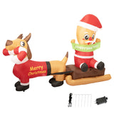 Santaco Christmas Inflatable 2.1M Xmas - Low Angle