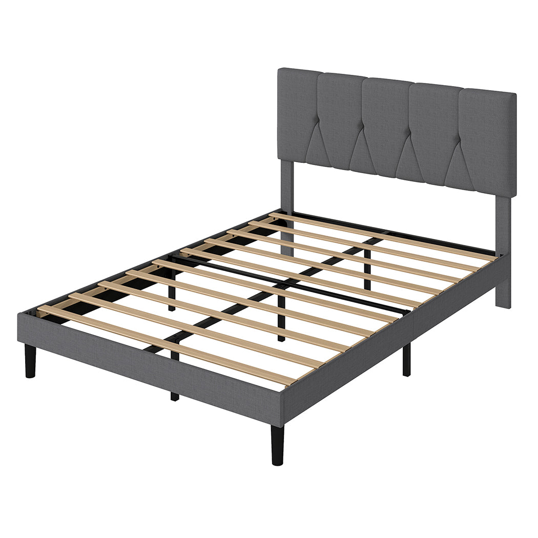 Levede Bed Frame Upholstered Platform Mattress Base Queen-2011971105635569664
