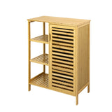 Levede Bathroom Bamboo Storage Cabinet Natural - Extra Image