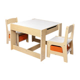 BoPeep Kids Table and Chair Set Storage - Low Angle
