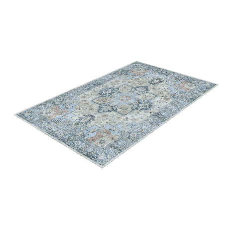 Marlow Floor Rug Vintage Polyester Washable Area Rugs-2011971110949752832