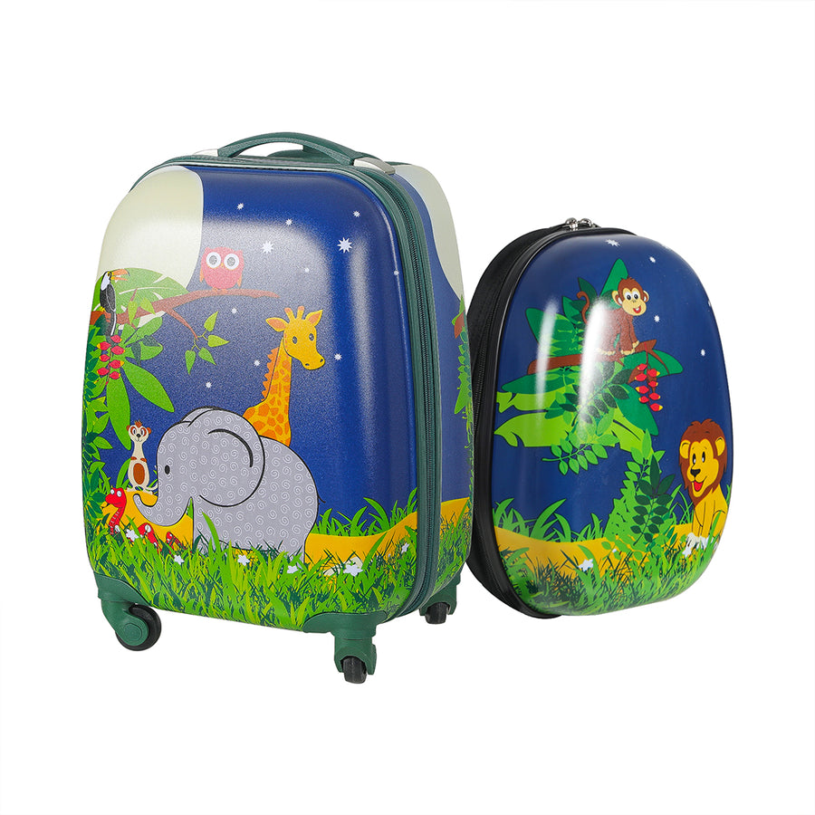 BoPeep 16''13'' 2PCS Kids Luggage Set Jungle-2018816802896875520