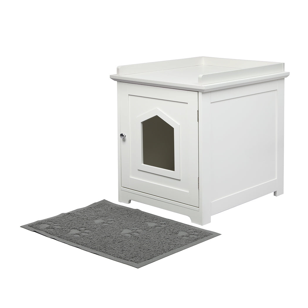 PaWz Cat Litter Box Mat Fully Enclosed-2006732998770298880