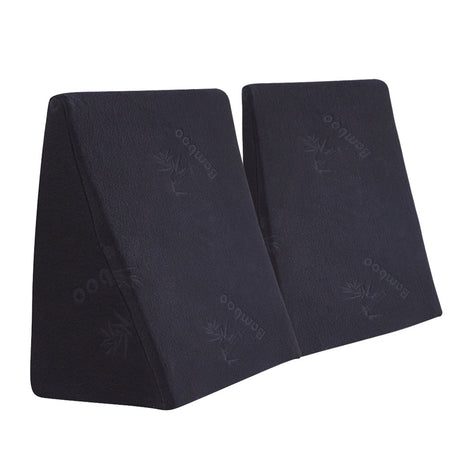 Cool Gel Memory Foam Bed Wedge Pillow With Cover-2006732867476000768