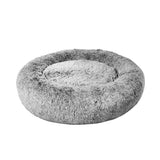 PaWz Pet Bed Memory Foam Dog Donut Charcoal X-Large - Low Angle