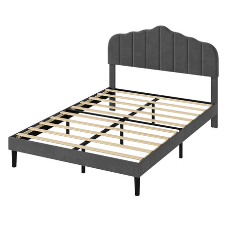 Levede Bed Frame Upholstered Platform Mattress Base Queen-2011971107007107072