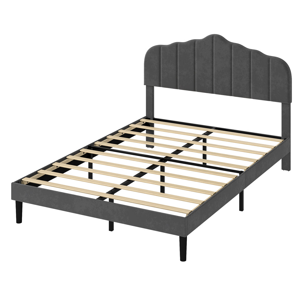 Levede Bed Frame Upholstered Platform Mattress Base Queen-2011971107007107072