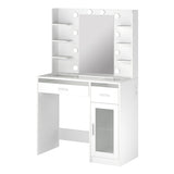 Levede Vanity Desk Makeup Mirror Storage Dressing Table-2011971131304710144