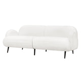 Levede Cloud Sofa 3 Seater Sherpa Fleece White - Extra Image