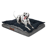 Dog Calming Bed Warm Soft Plush Comfy L Grey Large-2018816792331423744