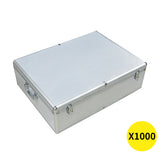1000 Discs Aluminium CD DVD Cases Bluray - Close-Up Angle