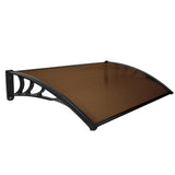 Mountview Window Door Awning Outdoor 1M X 1.5M Brown 1x1.5M-2006733104068300800