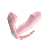 Urway Wearable Dildo Vibrator Stimulator Pink - Low Angle