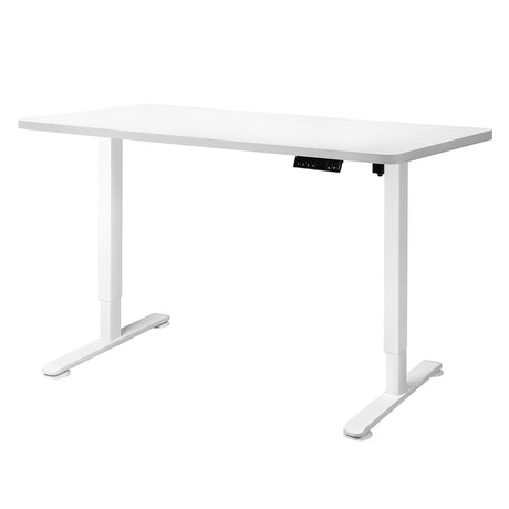 Levede Motorised Standing Desk Adjustable 140cm White 1000x 1MM-2018816934711267328