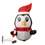 Santaco Christmas Inflatable Lighted - Low Angle