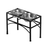 PaWz Dual Elevated Raised Pet Dog Puppy Large - Close-Up Angle