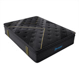 Dreamz Spring Mattress Bamboo Euro Top Queen - Low Angle