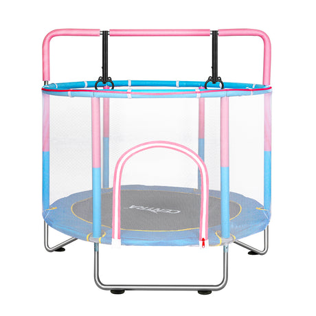Centra 55" Kids Trampoline Rebounder Pink-2006732697984176128