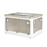 Storage Box Plastic Stackable Container L Large - Low Angle