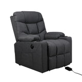 Levede Recliner Chair Electric Lift Grey - Low Angle
