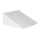 DreamZ Bedding Wedge Pillow Memory Foam White 30 - Low Angle