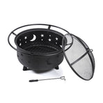 Fire Pit BBQ Grill Pits Outdoor Fireplace-2018816872790757376