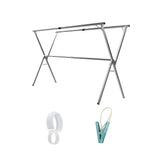 Levede Adjustable Clothes Drying Airer Foldable 150-200cm - Extra Image