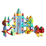 Kids Magnetic Tiles Blocks Dinosaur - Low Angle