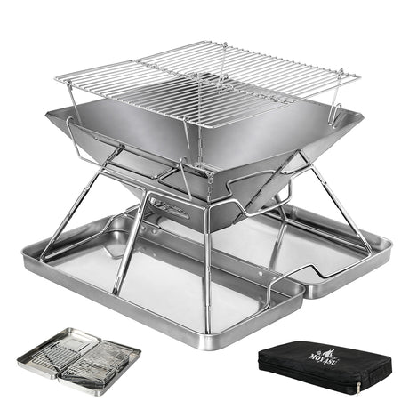 Levede Folding BBQ Portable Charcoal Grill 2-IN-1-2006732907498049536