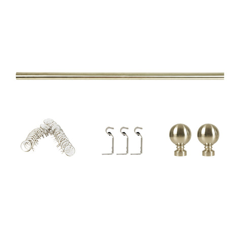 Marlow Curtain Rod Steel Quiet Rail Pole Set-1954802388175032320
