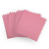 Bopeep EVA Foam Kids Play Mat Floor Pink - Rear View