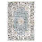 Marlow Floor Rug Short Pile Washable Vintage Carpet Soft Plush Non Slip 200x290 - Low Angle