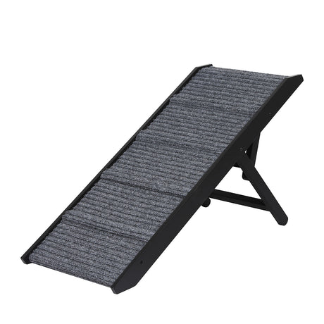 PaWz Adjustable Dog Ramp Height Stair Black-2006732982248935424