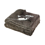 DreamZ Electric Throw Blanket Heated Timer Bedding Washable Warm Winter Plush BR-2006732806385963008
