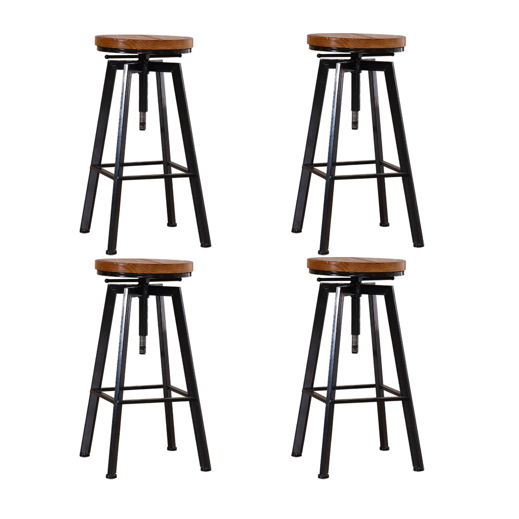 Levede 4x Bar Stools Industrial Kitchen-2006733236696387584