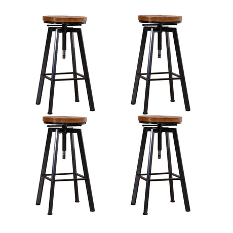 Levede 4x Bar Stools Industrial Kitchen-2006733236696387584