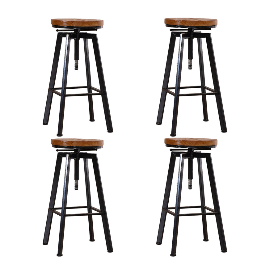 Levede 4x Bar Stools Industrial Kitchen-2006733236696387584
