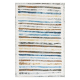 Marlow Floor Rug Short Pile Washable Carpet Soft Plush Non Slip Stripe 80x120-2018816670356869120