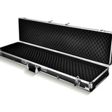 Gun Case Portable Hard Aluminium Double - Close-Up Angle