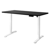 Levede Motorised Standing Desk Adjustable 140cm Black 1000x 1MM - Low Angle